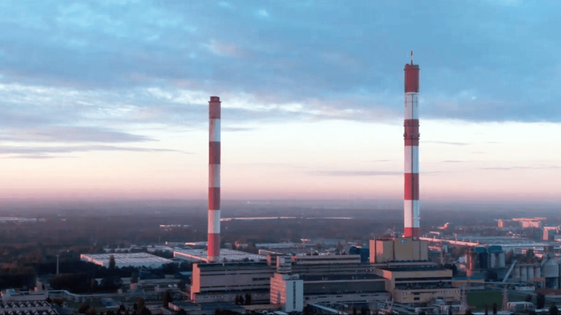 Skyline of a production plant