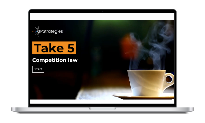 Compliance & ESG Take 5 Competition Law course screen shot