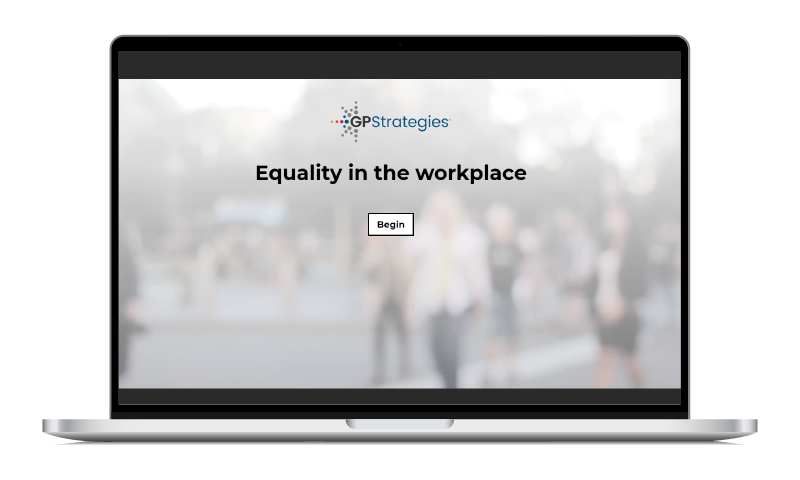 Compliance & ESG Equity in the Workplace course screen shot