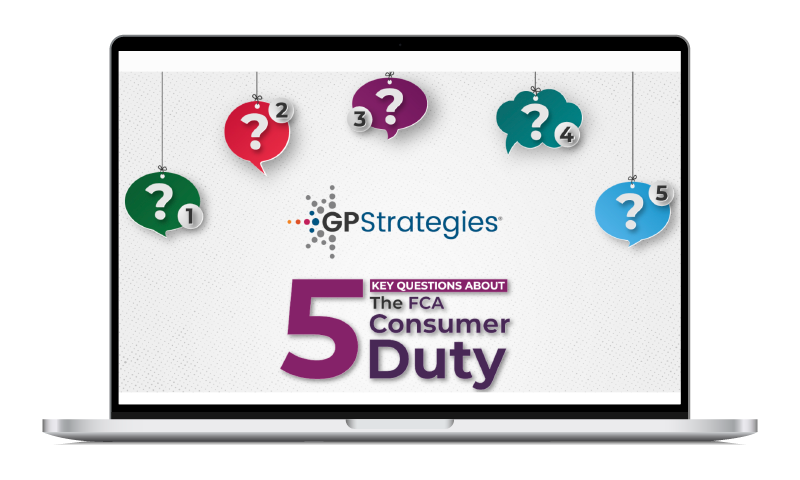 Compliance & ESG Take 5 FCA Consumer Duty course screen shot